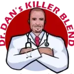 Dr. Dan’s Killer Blend logo – red and black branding for premium muscle health supplement